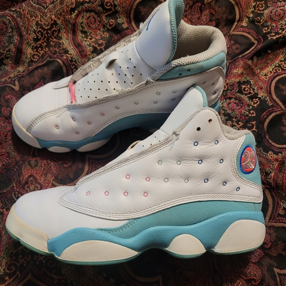 SOLD Air Jordan 13 Aurora Green size 2.5Y - Picture 3 of 3